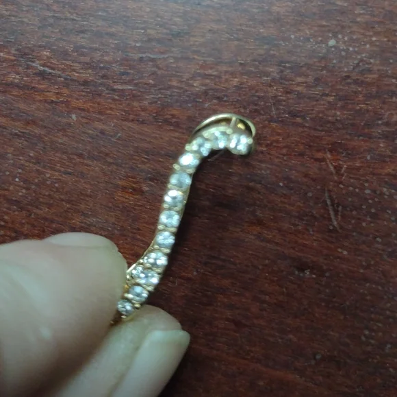 Elegant Gold and Silver Wave Earrings - Picture 7 of 7